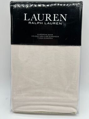 Lauren Ralph Lauren Estella Paisley One Euro Sham Classic Cream $170 NWT